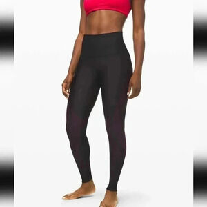 Lululemon Mapped Out High-Rise Tight 28" Black / Marvel